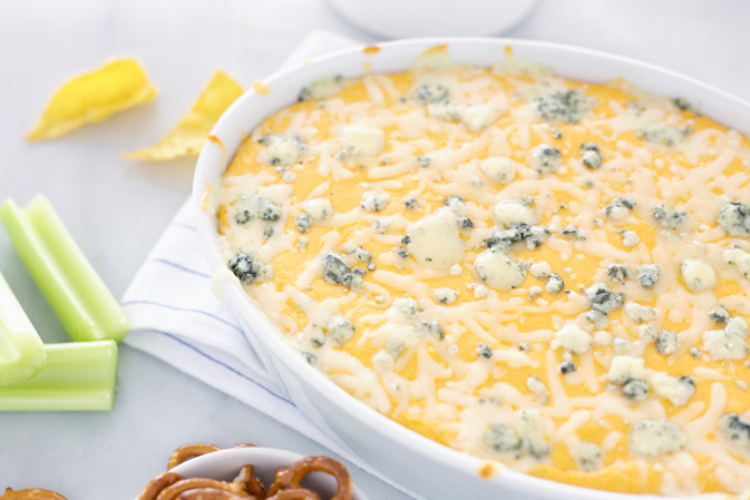 Beer Cheese Buffalo Chicken Dip | BourbonandHoney.com