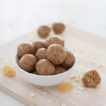 Ginger No-Bake Date Ball | BourbonandHoney.com -- Spicy ginger and almonds make these gluten free oat and date balls flavorful and delicious.