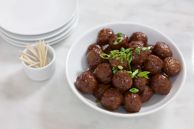 Bourbon and Honey Glazed Meatballs | BourbonandHoney.com