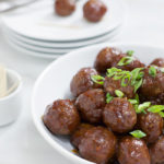 Bourbon and Honey Glazed Meatballs | BourbonandHoney.com