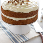 Carrot Cake with Bourbon Cream Cheese Frosting | BourbonandHoney.com