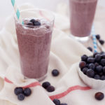 Blueberry, Banana and Avocado Smoothies | BourbonAndHoney.com