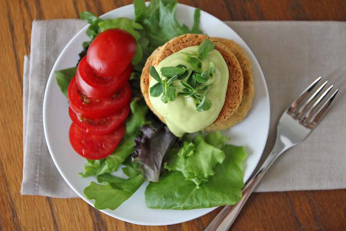Falafel with Avocado Crema | BourbonAndHoney.com