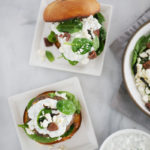 Lamb Burgers with Tzatziki Sauce | BourbonAndHoney.com