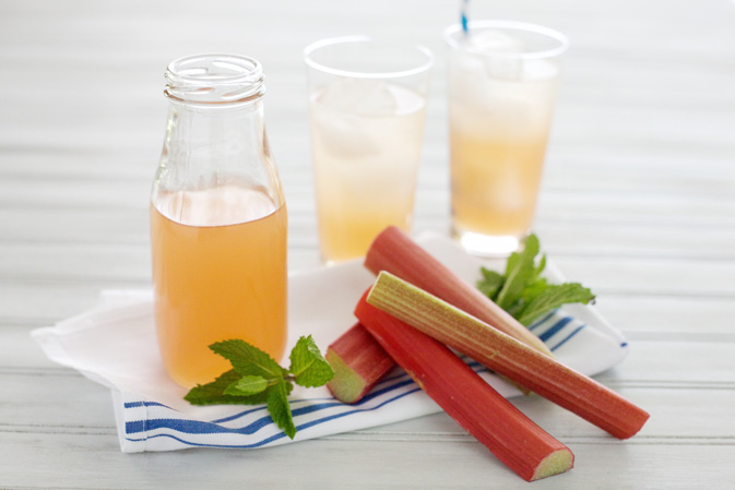 Rhubarb Shrub | BourbonAndHoney.com