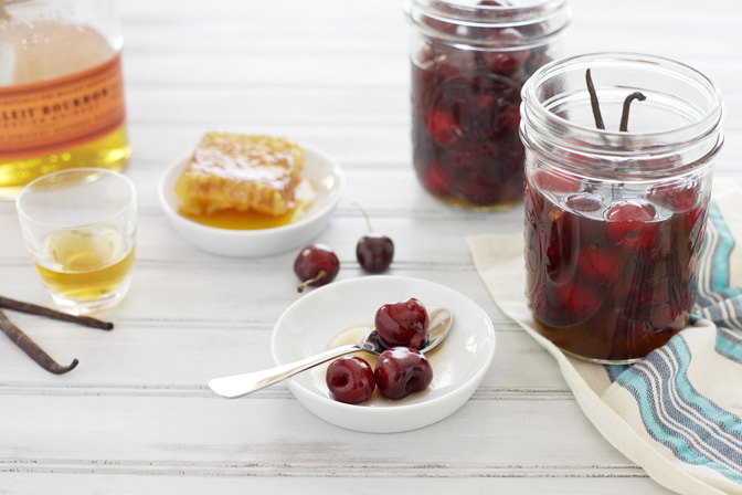 Bourbon and Honey Soaked Cherries | BourbonAndHoney.com