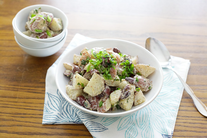 Moroccan Potato Salad | BourbonAndHoney.com