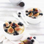 Blueberry Fig Overnight Oatmeal | BourbonandHoney.com