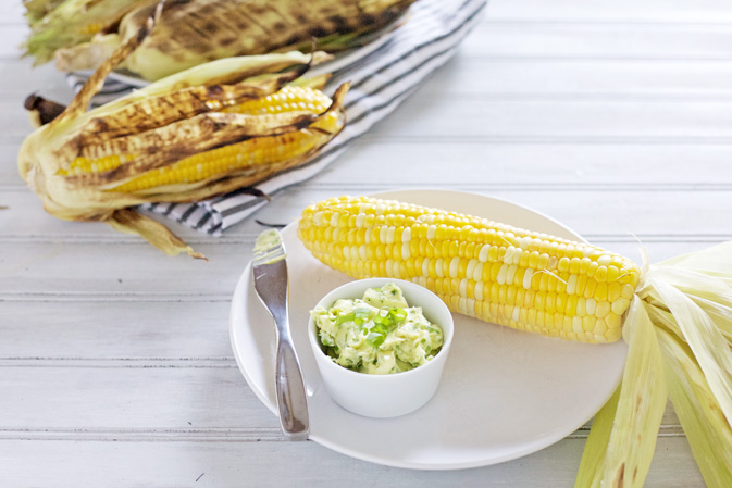 Grilled Corn on the Cob | BourbonandHoney.com