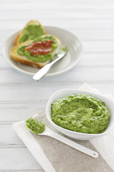 Salad Sprout and Spinach Dip | BourbonAndHoney.com