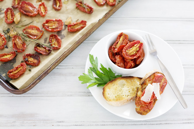 Slow-Roasted Tomatoes | BourbonAndHoney.com