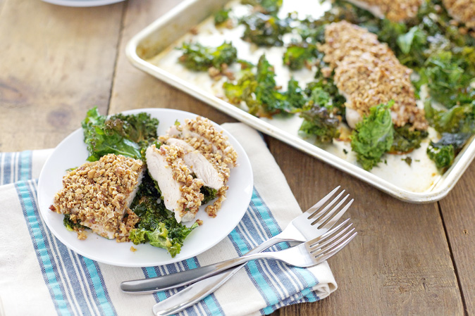 Almond Crusted Chicken | BourbonandHoney.com