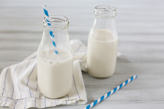 Vanilla Bean Almond Milk | BourbonAndHoney.com