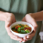 Hearty Vegetable Soup | BourbonandHoney.com