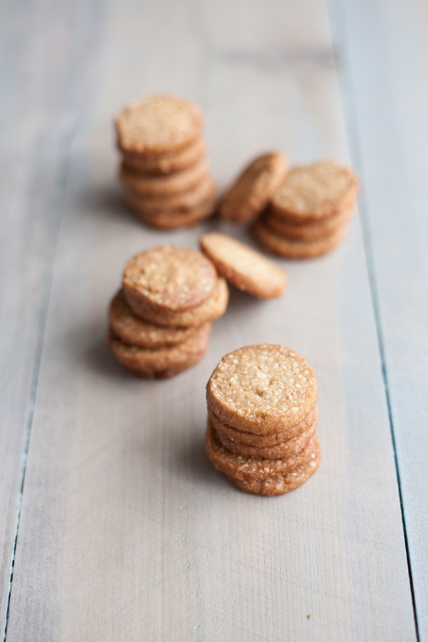 Brown Sugar Cashew Cookies | BourbonandHoney.com -- These crispy, crunchy, buttery and salty cashew cookies pair perfectly with coffee for an afternoon treat or ice cream for dessert!