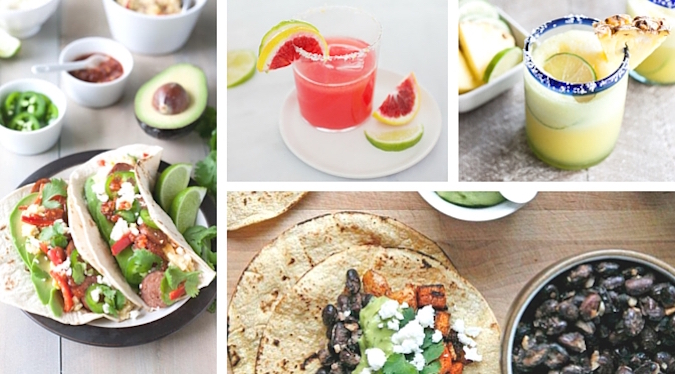 Recipe Roundup: 20 Party Ready Cinco de Mayo Tacos, Margaritas and Snacks | BourbonandHoney.com