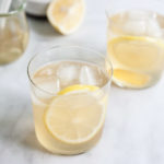 Bourbon and Honey Ginger Fizz | BourbonandHoney.com -- Mix up these fresh Bourbon and Honey Ginger Fizz cocktails as a light, gingery drink that's perfect for late summer or early fall!