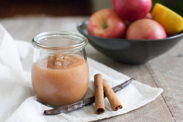 Bourbon and Honey Slow Cooker Apple Butter | Bourbonandhoney.com -- Perfectly sweet, cinnamon-y and delicious, this super easy Slow Cooker Apple Butter is spiked with bourbon and honey for a tasty twist on a fall favorite.