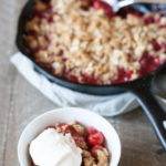 Bourbon and Honey Cherry Crumble | BourbonandHoney.com