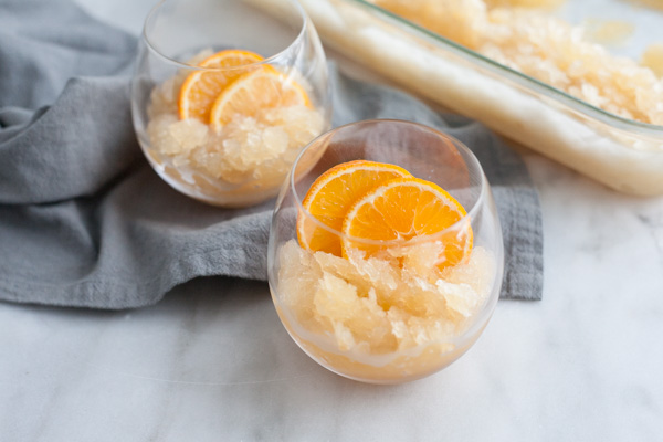 Clementine Bourbon Slush | BourbonandHoney.com --