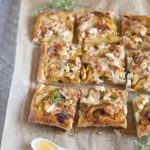 Roasted Squash Tart with Goat Cheese and Thyme | BourbonandHoney.com