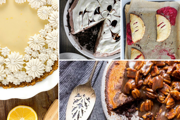 12 Deliciously Sweet Pies for Pi Day| BourbonandHoney.com -- Chocolatey, fruity, creamy, fresh and sweet, celebrate Pi Day and everyday with this round up of 12 deliciously sweet pie recipes!