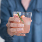 Sparkling Vanilla Bean and Grapefruit Gin Cocktail | BourbonandHoney.com -- Light, fresh and bubbly, this Sparkling Vanilla Bean and Grapefruit Gin Cocktail recipe is the perfect drink for a brunch or sunny afternoon!