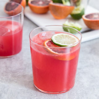 Blood Orange Gin and Tonic Cocktail | BourbonandHoney.com