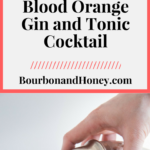 Blood Orange Gin and Tonic Cocktail | BourbonandHoney.com